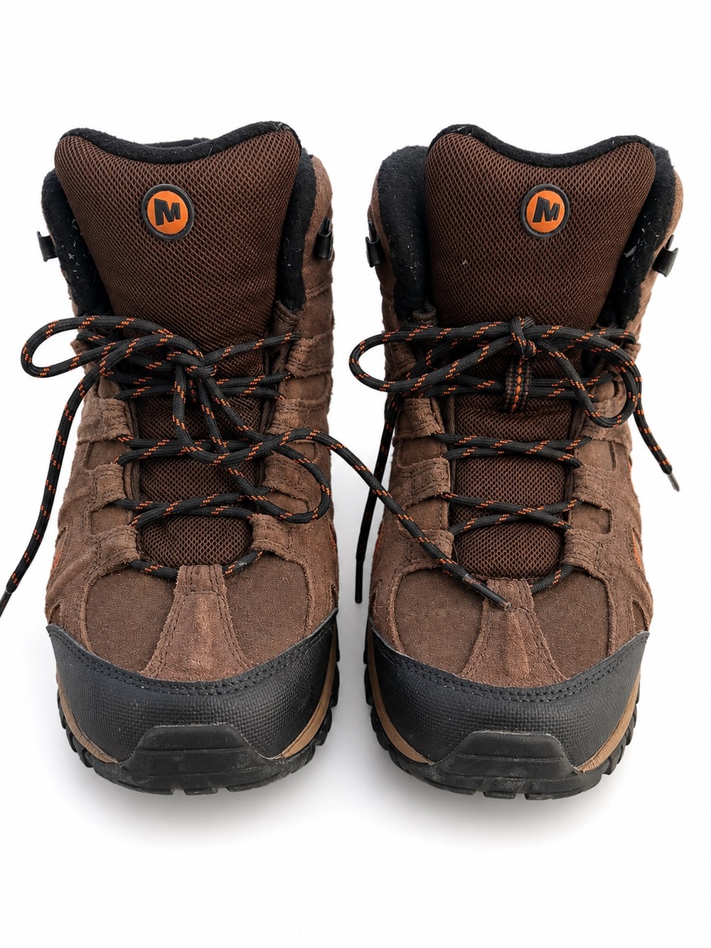 Merrell J46531 Men’s Size 9 Brown Mid Hiking Boots Air Cushion Trail Shoes